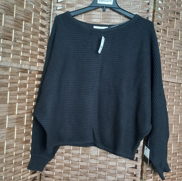 Eloquii Elements 14/16 Pullover Knit Ribbed Cropped Sweater - Picture 2 of 11